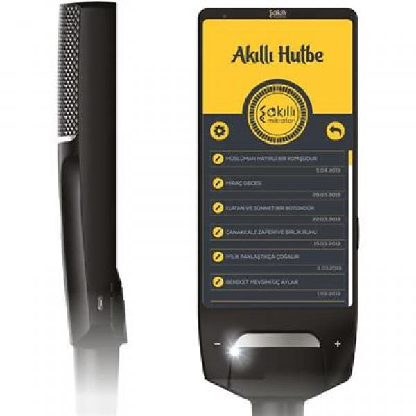 Akıllı Mikrofon Dokunmatik Ekranlı Wifi Destekli - Akıllı Hutbe