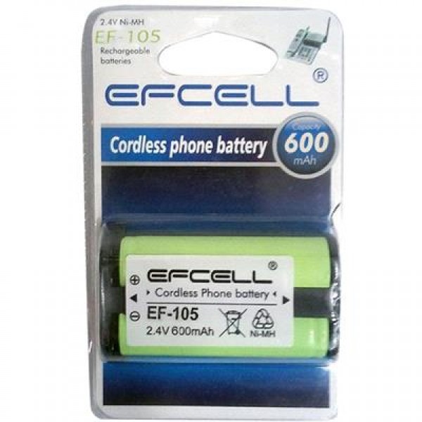 Efcell EF-105 2.4 V-600 mAh Telsiz Pili