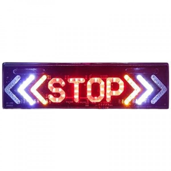 Elektrikli İşaret Cihazı Oklu Stop Büyük