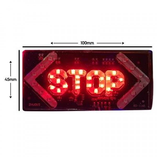 Elektrikli İşaret Cihazı Oklu Stop Küçük