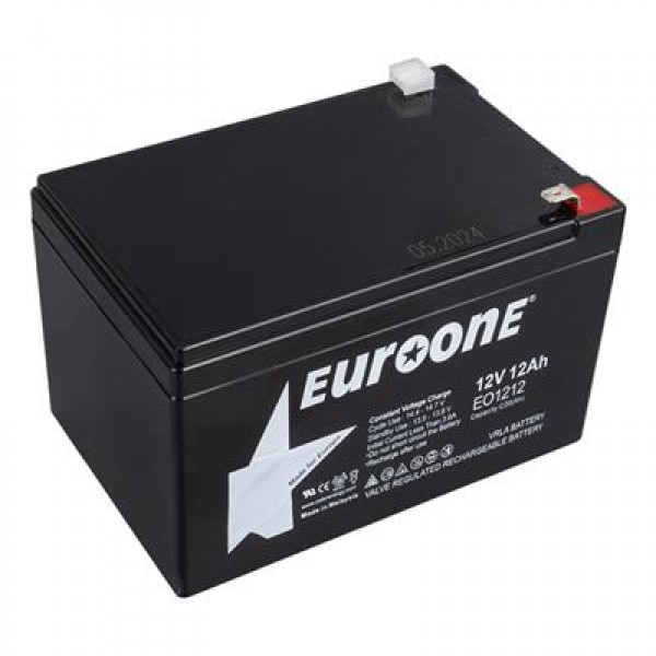 Euroone EO-1212 12 Volt - 12 Amper Bakımsız Kuru Akü Euroone EO-1212 12 Volt - 12 Amper Bakımsız Kuru Akü