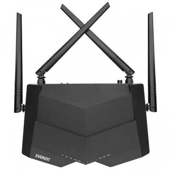 Everest SG-V1200 AC1200 Dualband Wi-Fi Gigabit VDSL2/ADSL2 4*5dbi Antenli Kablosuz Modem Router