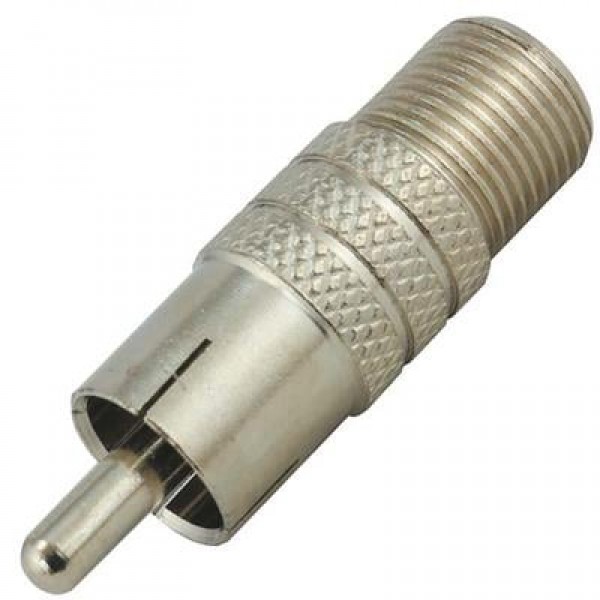 F Konnektör Dişi/Rca Erkek Konnektör