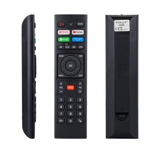 Telenova Netflıx - Youtube - Spotify - Prime Video Tuşlu Ses Komutsuz Lcd Led TV Kumanda
