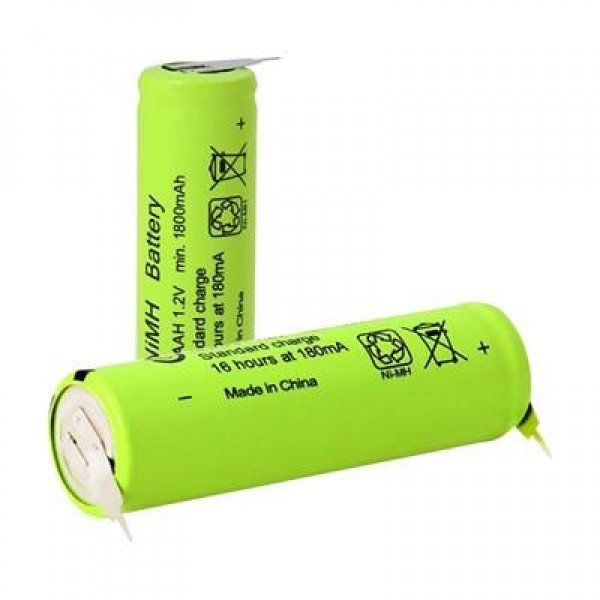 Gp 1.2 Volt 1800 Ma Düz Kafa Puntalı Şarjlı AA Kalem Pil 180AAh