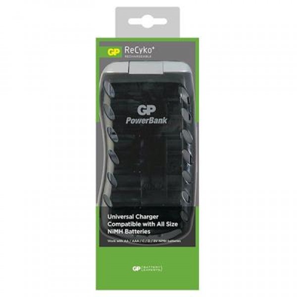 GP Universal (AA-AAA-9V-C-D Boy) Ni-Mh Pil Şarj Cihazı PB19GSMTB-2GB1