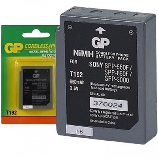 GP T192 3.6 Volt 600mAh LG-Sony BPT40 Telsiz Telefon Pili