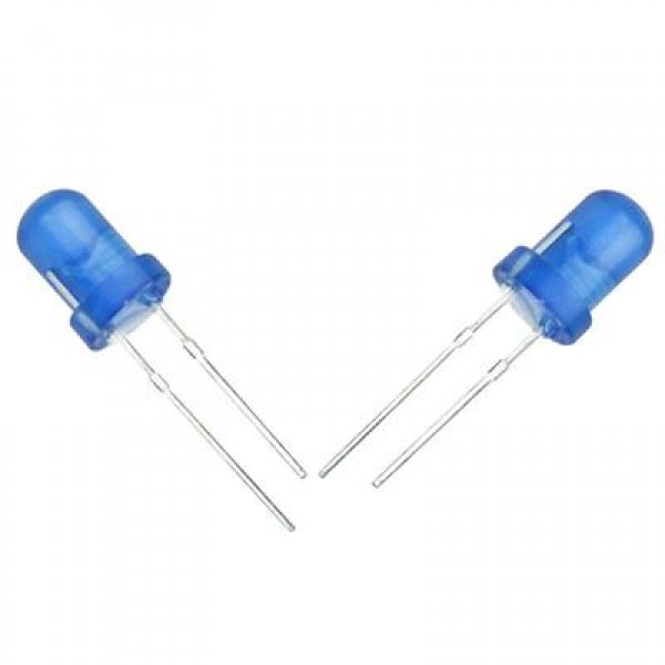 Halmet Mantar Led 5mm Mavi