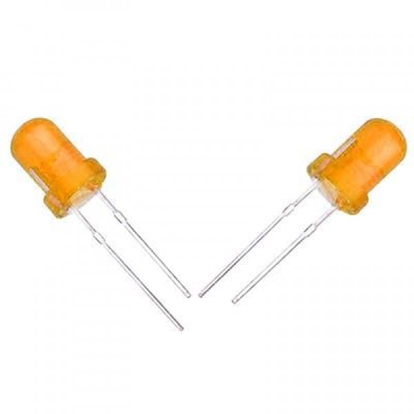 Halmet Mantar Led 5mm Turuncu