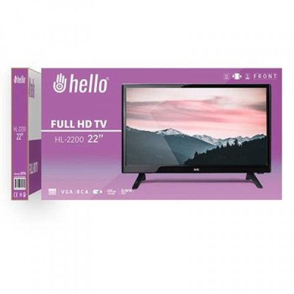 Hello HL-2200 22'' Vga-HDMI-Rca HD Araç Monitörü