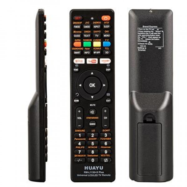 Huayu Rm-L1130 + X Plus Siyah Universal Lcd Led Tv Kumanda Huayu Rm-L1130 + X Plus Siyah Universal Lcd Led Tv Kumanda
