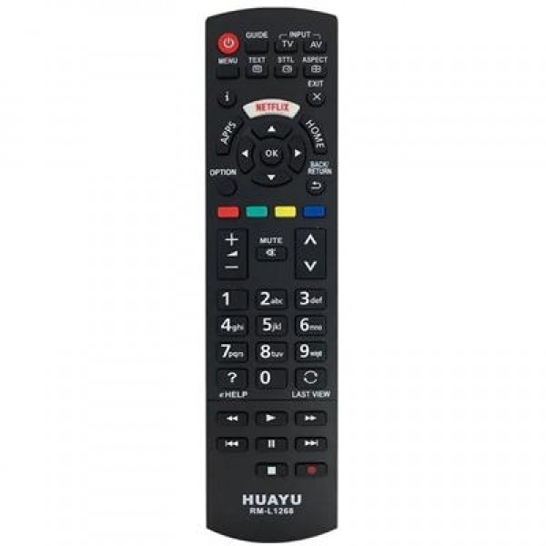 Huayu RM-L1268 Panasonic Netflix Tuşlu Universal Lcd Tv Kumandası