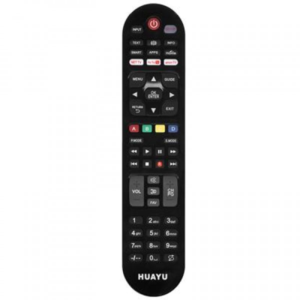 Huayu URC1517 Netflix-Youtube-Amazon Tuşlu Lcd Led Tv Universal Kumanda
