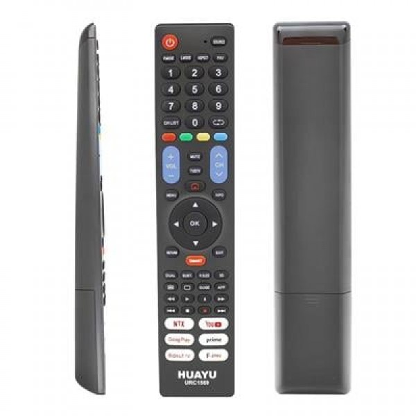Huayu URC1569 Netflix-YouTube-Prime Video-Google Play Tuşlu 7in1 Universal Lcd Led Tv Kumandası