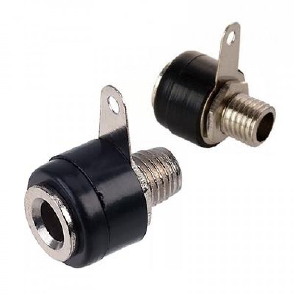 IC-240A Küçük Boy 4mm Siyah Dişi Born Kelemens