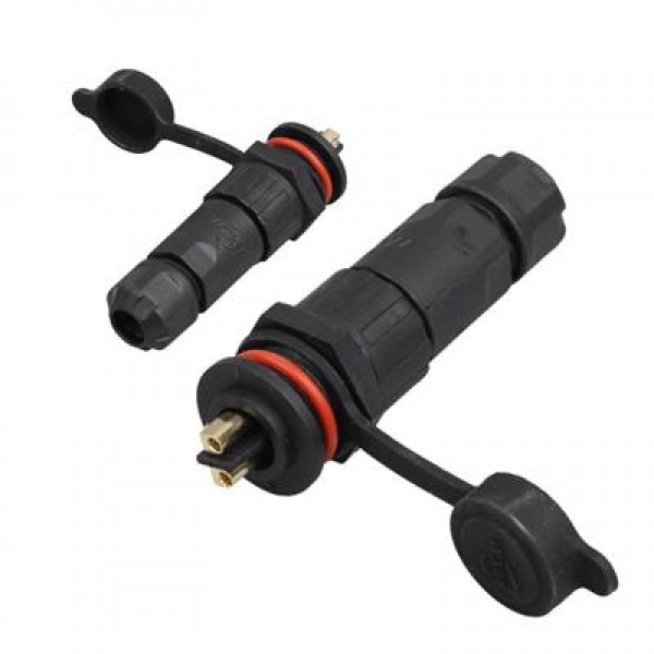 IC-266M 16Mm Su Geçirmez Konnektör Şase Seyyar Takım 2 Pin