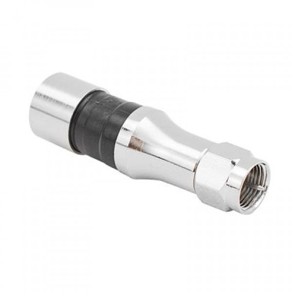 RG 11 F Konnektör Pres Sıkmalı Kompression İnce Boğazlı İğneli