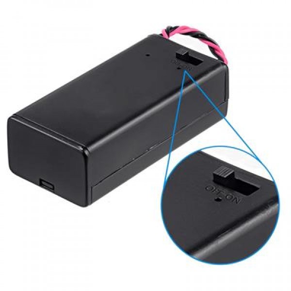 9 Volt Pil Kutusu Kapaklı Açma/Kapama Anahtarlı IC-233D