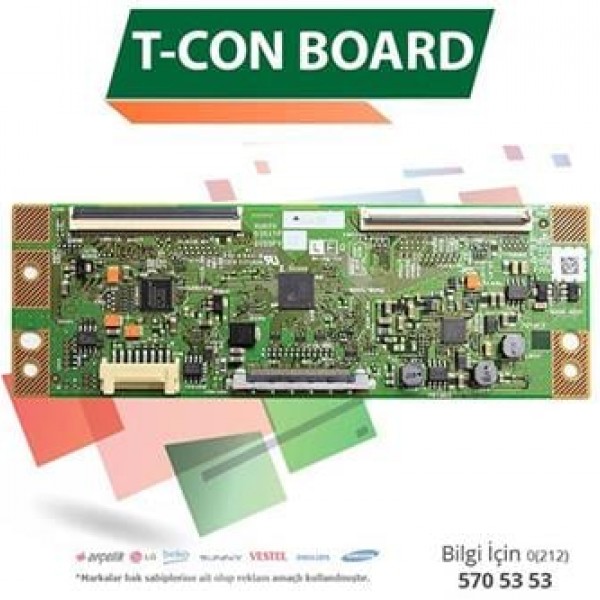 Samsung RUNTK 5351TP - UE32F5070 - UE32F5570 - CY-HF320BGSV1H - Lcd Led T-CON Board