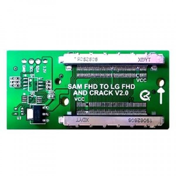 Lcd Panel Flexi Repair Kart Hd Lvds To Lvds Sam Fhd İn Lg Fhd Out QK0812A