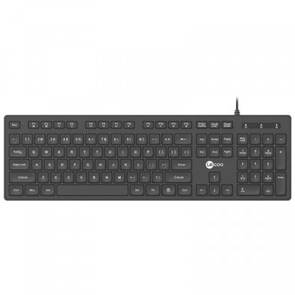 Lenovo Lecoo KB102 USB Kablolu Q Klavye Siyah