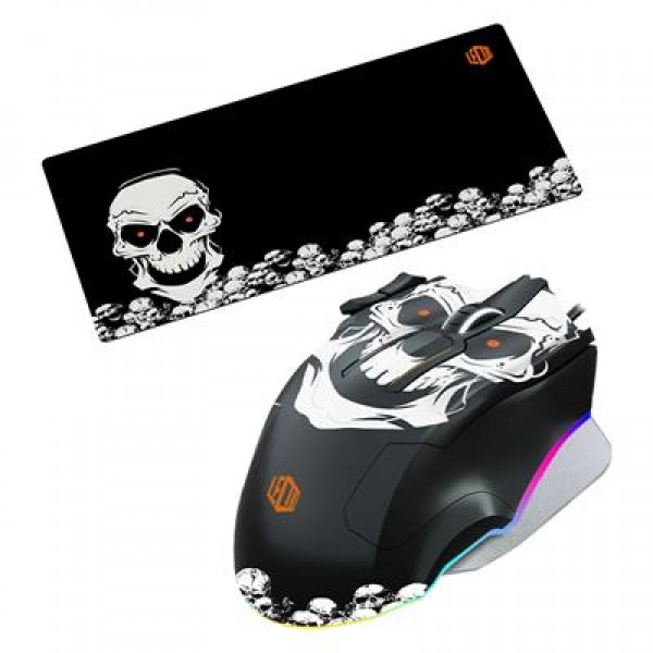 Lenovo Lecoo MG1102 8200 DPI 10 Makro Tuşlu Kablolu RGB Ledli Gaming Mouse + Mousepad
