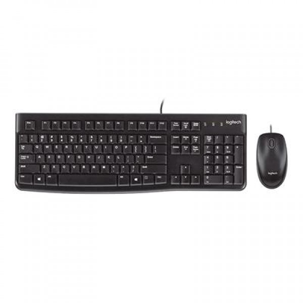 Logitech MK120 Usb Q Siyah Kablolu Klavye + Mouse Set