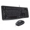 Logitech MK120 Usb Q Siyah Kablolu Klavye + Mouse Set