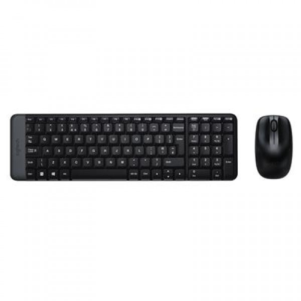 Logitech MK220 Q Tr Siyah Kablosuz Klavye Mouse Set