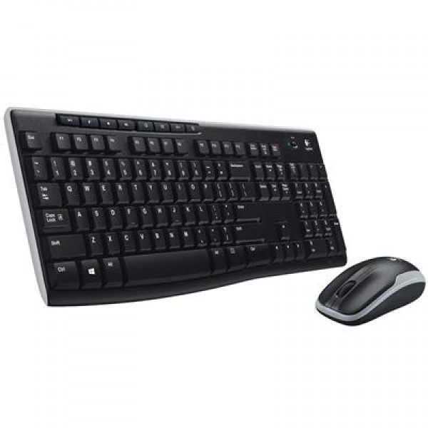 Logitech MK270 Kablosuz Klavye Set Mm Q Tr Siyah
