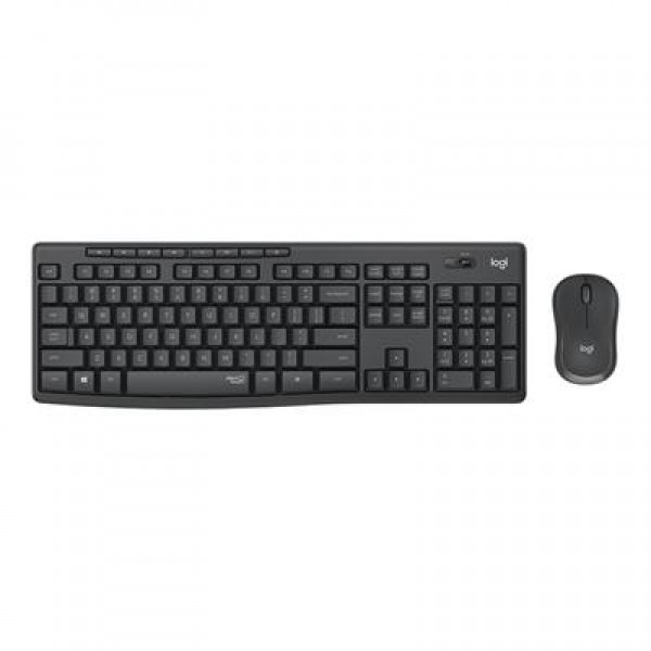 Logitech MK295 Q Tr Siyah Kablosuz Klavye Mouse Set