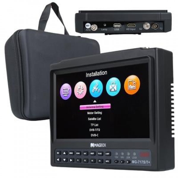 Magbox MG-717S/T+ 7'' İnç Full HD LCD Ekranlı Görüntülü Uydu Yön Bulucu (Uzaktan Kumandalı)