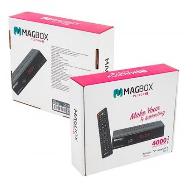 Magbox Pluton S Full HD TKGS'li HDMI-Scart Girişli Kasalı Uydu Alıcısı Magbox Pluton S Full HD TKGS'li HDMI-Scart Girişli Kasalı Uydu Alıcısı