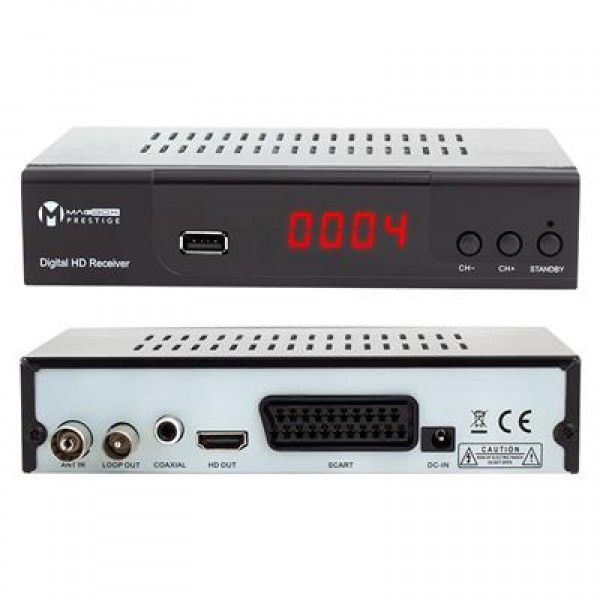 Magbox Prestige DVB T2/C HDMI+Scart Full HD Mini Karasal-Uydu Alıcısı (Youtube)