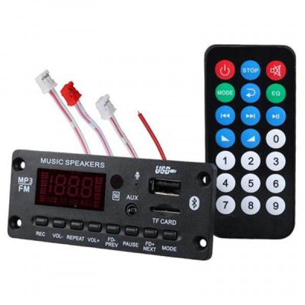 MagicVoice G010 USB/SD/Bluetooth 2X25W Amfi Çıkışlı Oto Teyp Çevirici Dijital Player Board (95X40MM)
