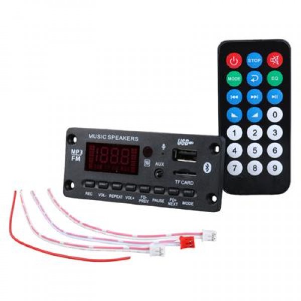 MagicVoice G010 USB/SD/Bluetooth 2X25W Amfi Çıkışlı Oto Teyp Çevirici Dijital Player Board (95X40MM)