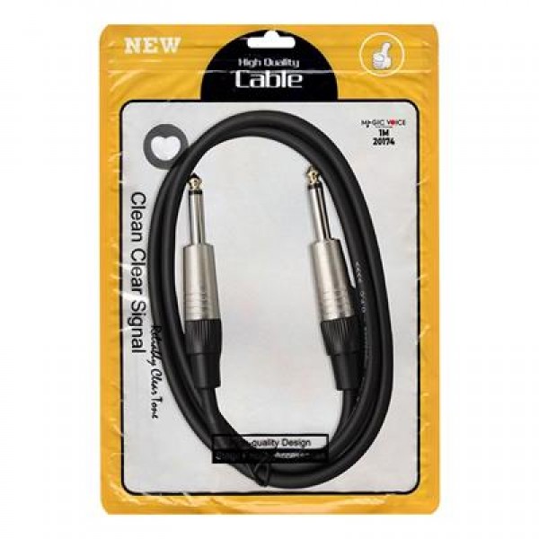 Magicvoice LD393A 6.3 Mm Mono Erkek - 6.3 Mm Mono Erkek 1 Metre Kablo