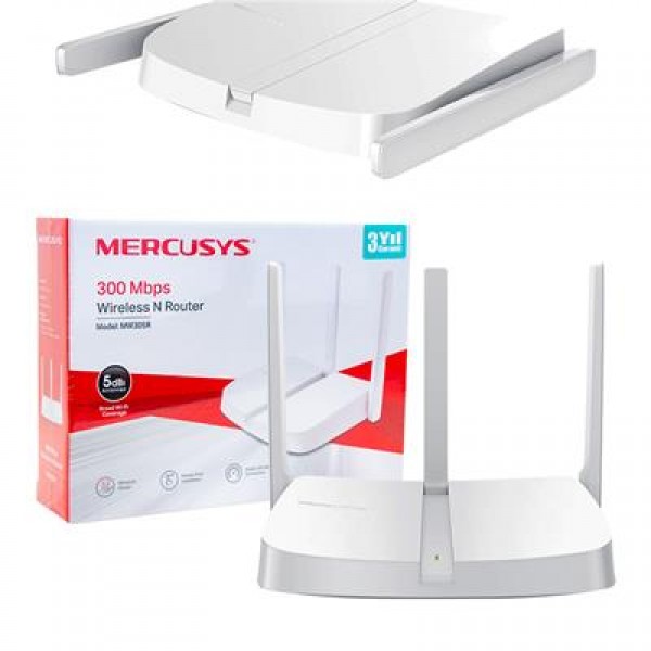 Mercusys MW305R 300 Mbps 3 Antenli Wifi-N Access Point Router Mercusys MW305R 300 Mbps 3 Antenli Wifi-N Access Point Router