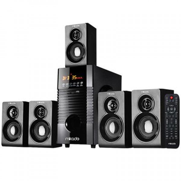 Mikado MD-856BT USB-SD-FM Destekli Multimedya 5+1 Bluetooth Speaker