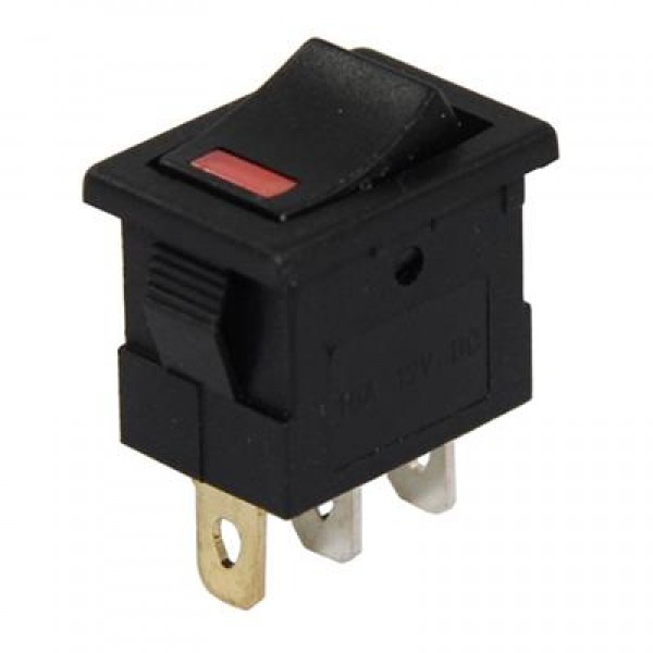 IC-118A Mini Işıklı 12 Volt Ledli Anahtar