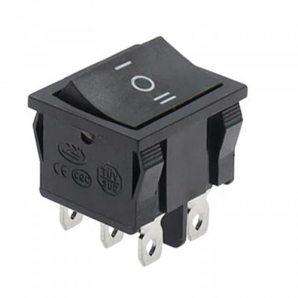 IC-130 Orta Boy Işıksız On-Off-On Anahtar 6P
