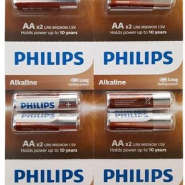 Philips AA Alkalin Kalem Pil 12'li Kartela