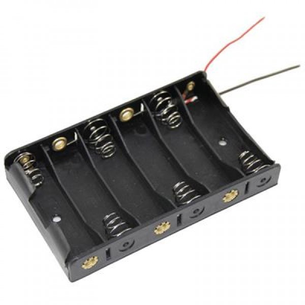 Powermaster Yan Yana 6'lı AA Pil Yuvası (IC-234B)