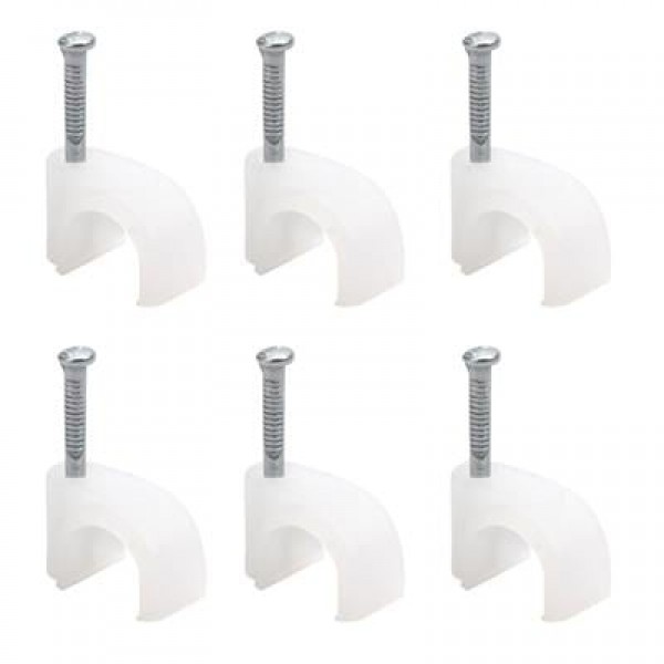 Kroşe 1 Numara Çelik Çivili 4 Mm (Kordon Kabloları İçin) 100\'lü Poşet Powermaster