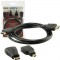 Powermaster HDMI Kablo 3in1 Set 1.5 Metre (HDMI+Micro HDMI+Mini HDMI)