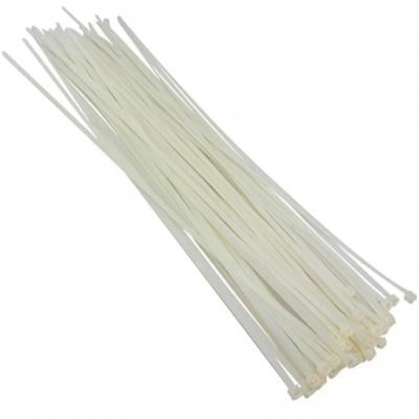 Powermaster 20 Cm 3.6 Mm Kablo Bağı Beyaz (100'lü Paket)