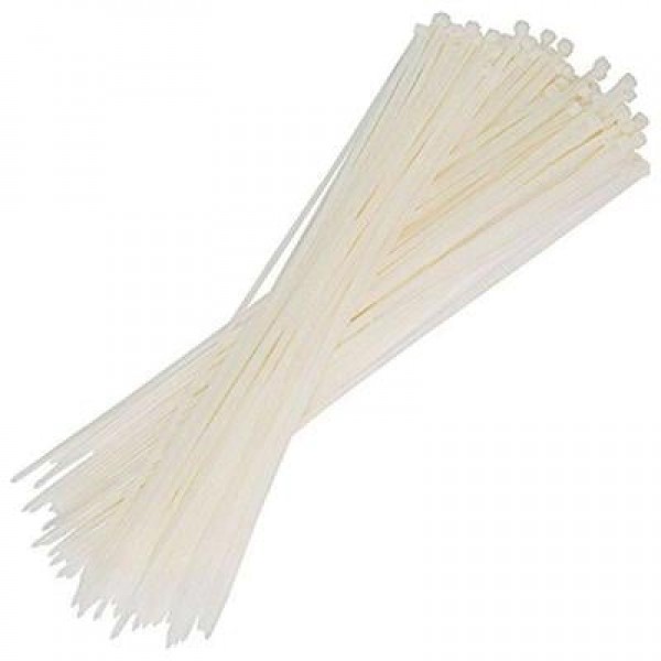 Powermaster 25 Cm 3.6 Mm Kablo Bağı Beyaz (100'lü Paket)
