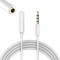 PowerMaster PM-17603 3.5 mm Erkek/Dişi 4 Boğumlu AUX Stereo Uzatma Kablosu 1 Metre