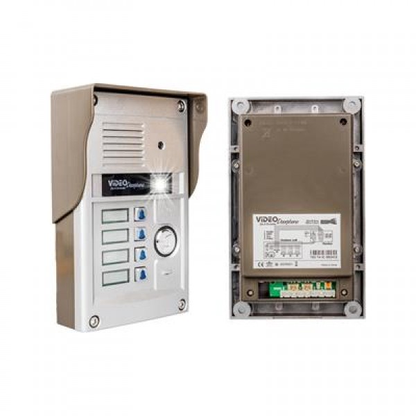 PowerMaster 37T4 2 Daire 7'' NFC Destekli Görüntülü Diafon Kapı Zili Interkom Akıllı Ev Güvenliği Sistemi