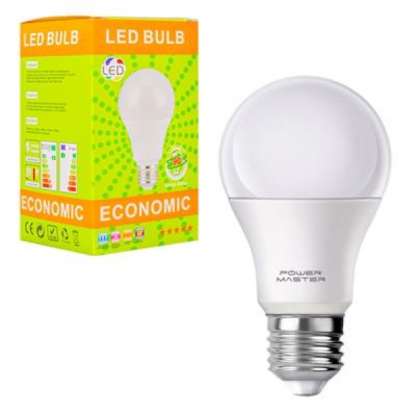 PowerMaster E27 9 Watt 6500K Beyaz LED Ampul Enerji Tasarruflu